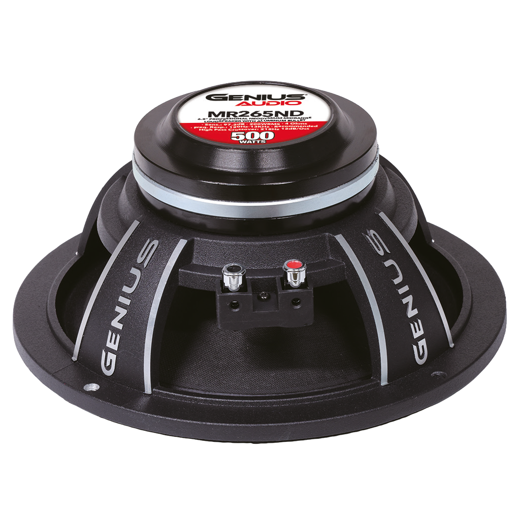 6.5” PROFESSIONAL NEODYMIUM MIDRANGE LOUDSPEAKER WITH ALUMINUM