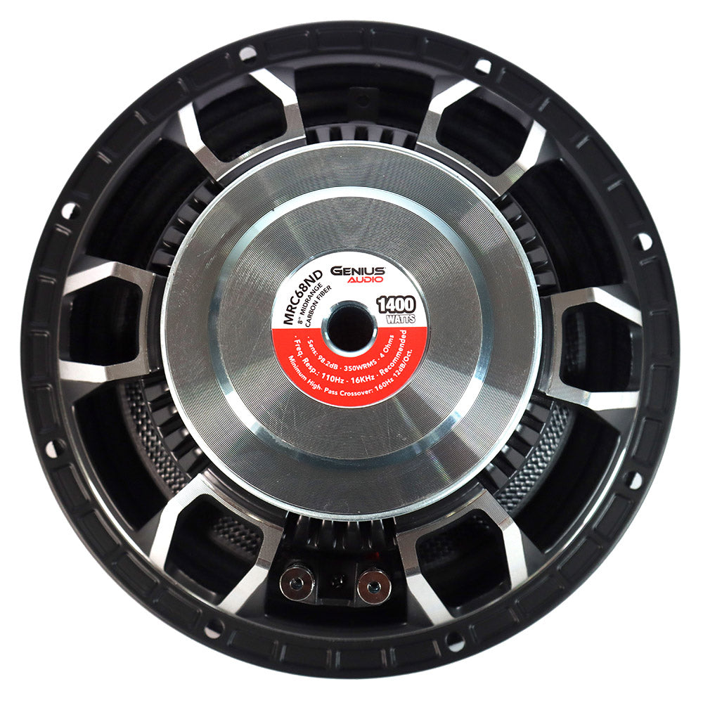 8” PROFESSIONAL MIDRANGE LOUDSPEAKER CARBON FIBER CONE 700 W MAX