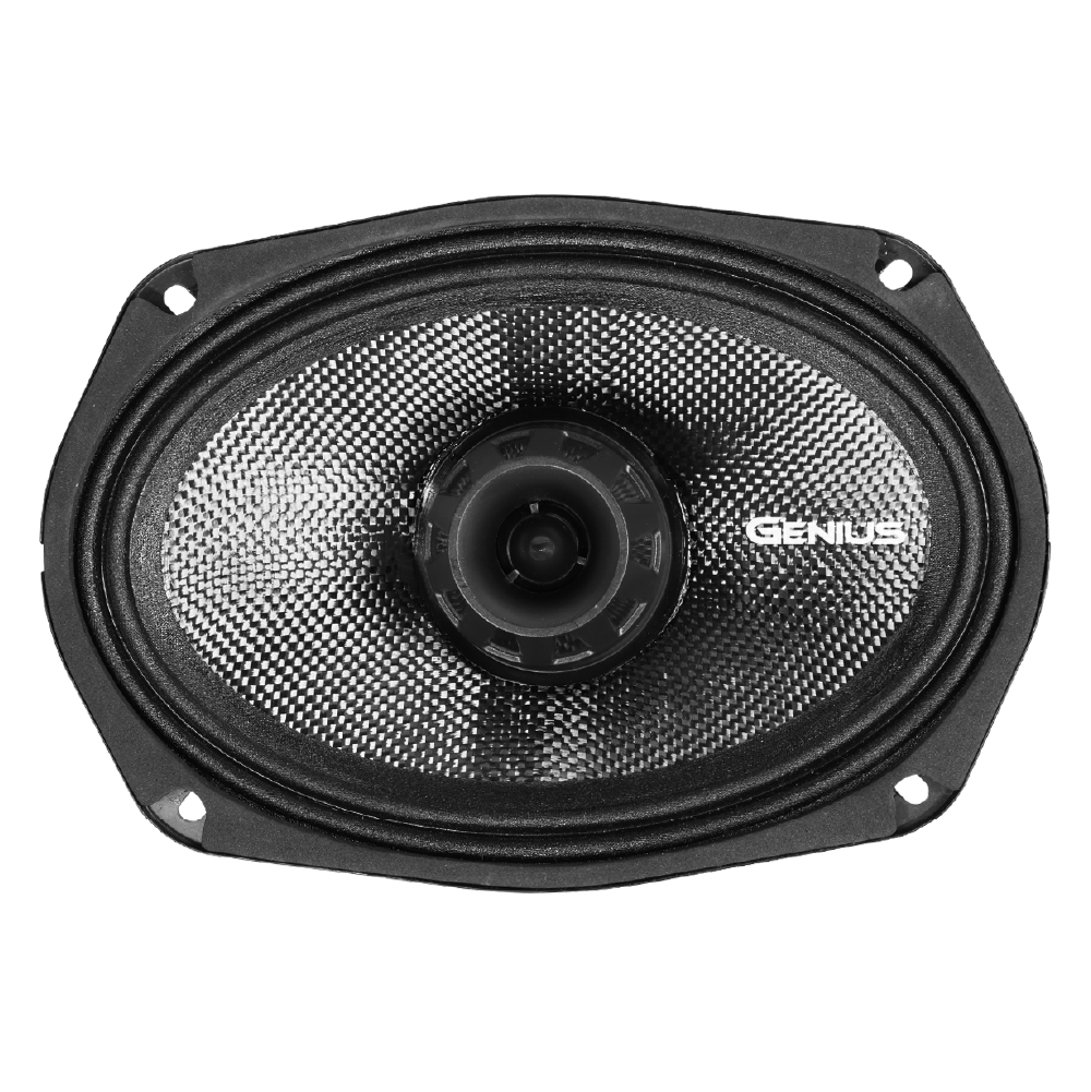 6x9” PAIR 2 WAY COAXIAL MIDRANGE LOUDSPEAKER WITH CARBON FIBER