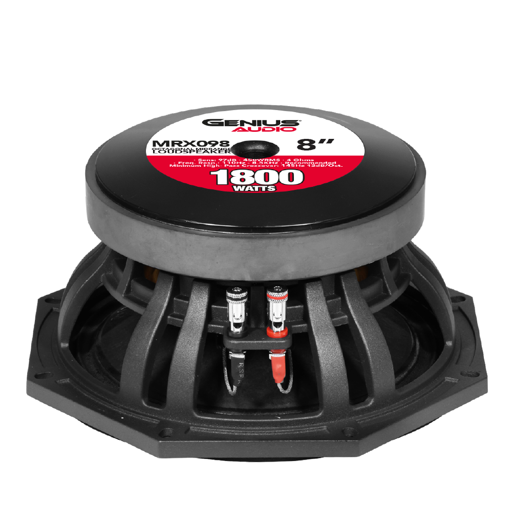 エムアンドエムズ 8” OCTAGONAL MIDRANGE LOUDSPEAKER 900 W MAX – GENIUS AUDIO USA