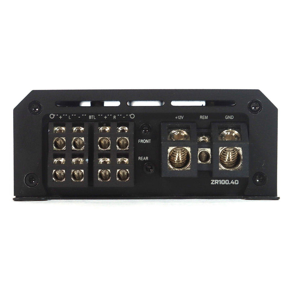 ZR100.4D AMPLIFIER CLASS D MINI COMPACT 100 WRMS X4CH STABLE 2 OHM