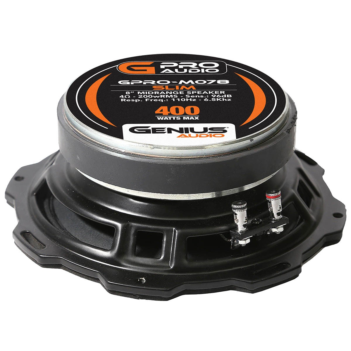 8'' MIDRANGE PRO AUDIO SPEAKER W/ ALLUMINIUM BULLET 400WMAX