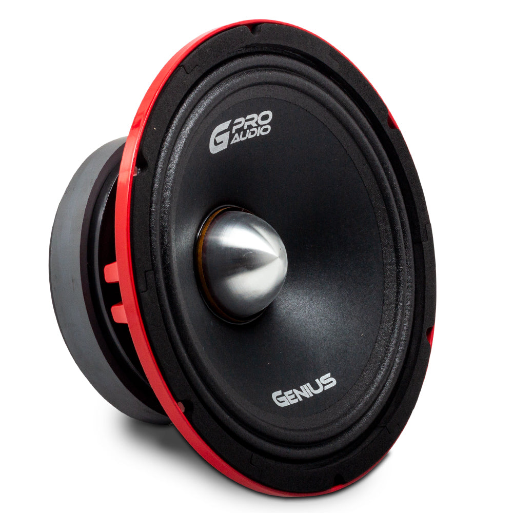 8" MIDRANGE PRO AUDIO SPEAKER W/ BULLET AND ALUMINUM BASKET 400W MAX