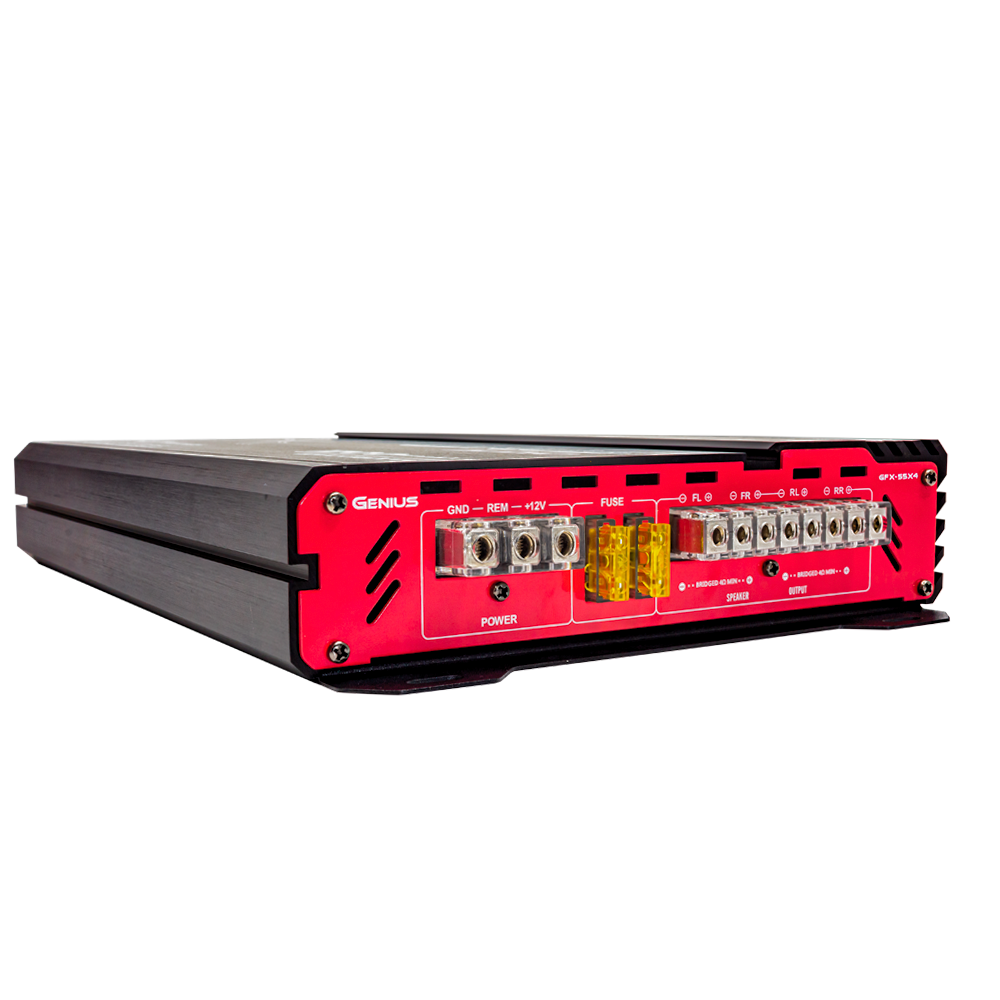 FOX SERIES CLASS A/B 4 CHANNEL AMPLIFIER 1200 WMAX – GENIUS AUDIO USA