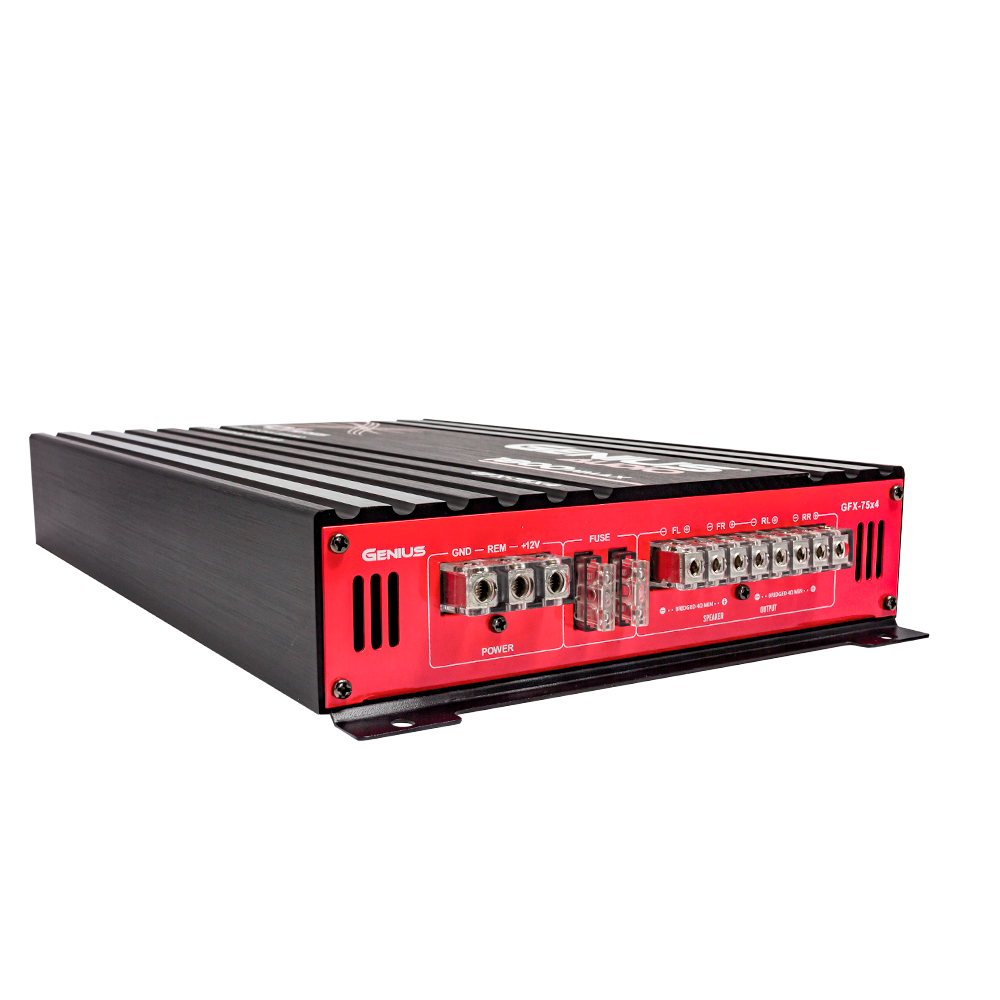 FOX SERIES CLASS A/B 4 CHANNEL AMPLIFIER 1800 WMAX – GENIUS AUDIO USA