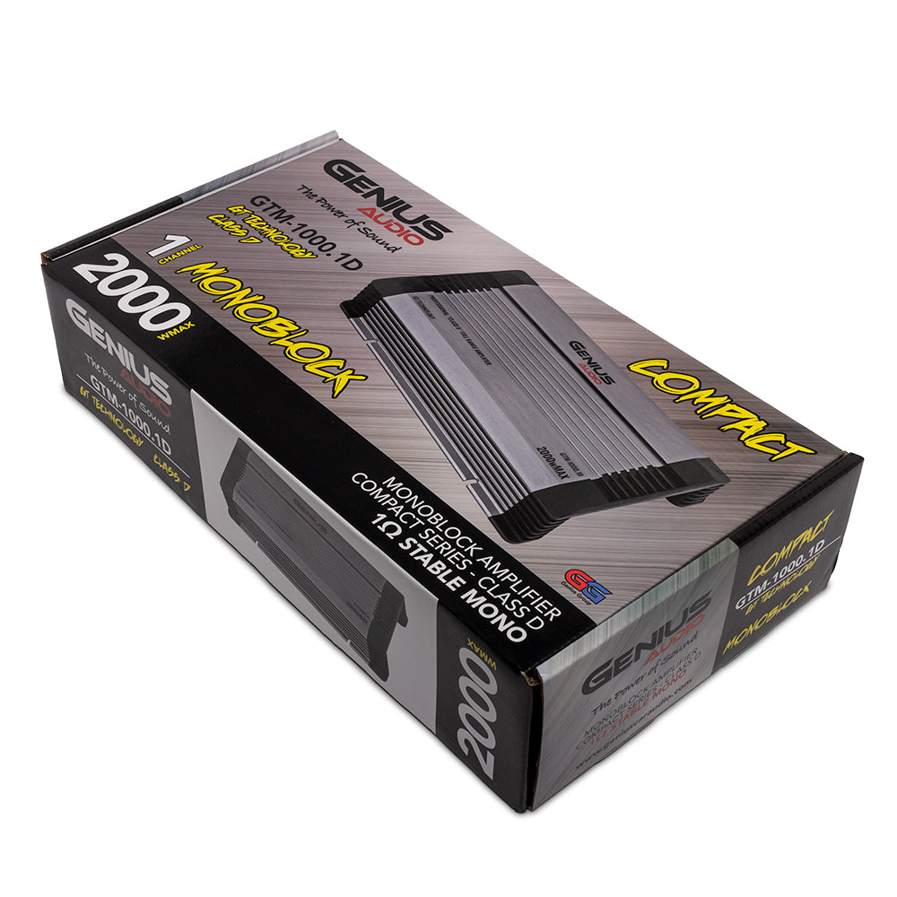 GTM SERIES SINGLE CHANNEL DIGITAL AMPLIFIER 2000WMAX – GENIUS