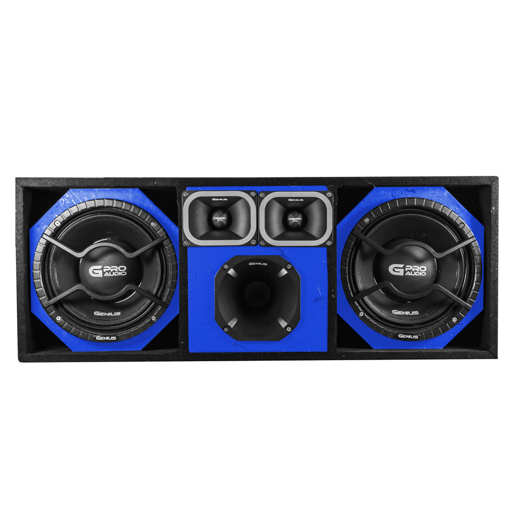 LOADED MIDRANGE ENCLOSURE PORTED CHUCHERO 10" BLUE