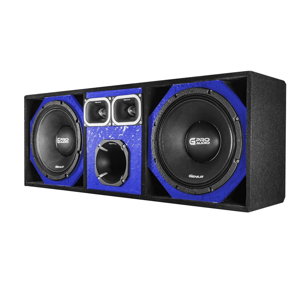 LOADED MIDRANGE ENCLOSURE PORTED CHUCHERO 12" BLUE