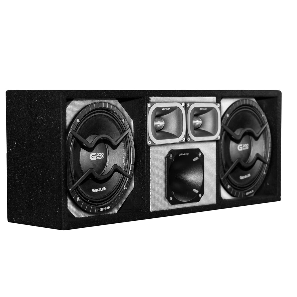 LOADED MIDRANGE ENCLOSURE PORTED CHUCHERO 10" SILVER