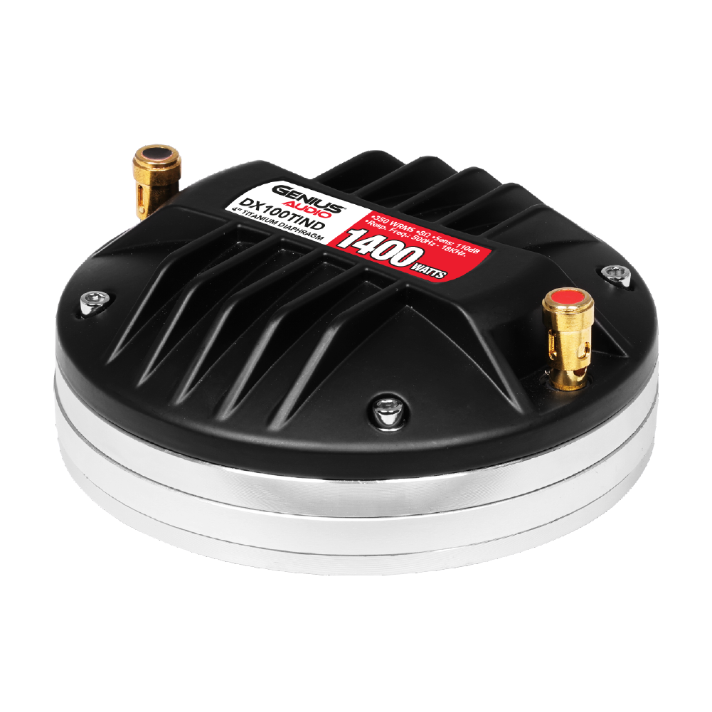 PROFESSIONAL TITANIUM DRIVER NEODYMIUM HIGH COMPRESSION 4" VOICE COIL 350 WRMS