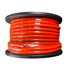 4GA/CCA OXYGEN FREE POWER CABLE FOR AMPLIFIER INSTALLATION ORANGE