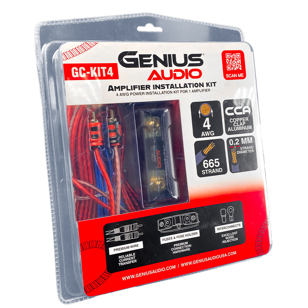 AMPLIFIER INSTALLATION KIT 4GA OXYGEN FREE – GENIUS AUDIO USA