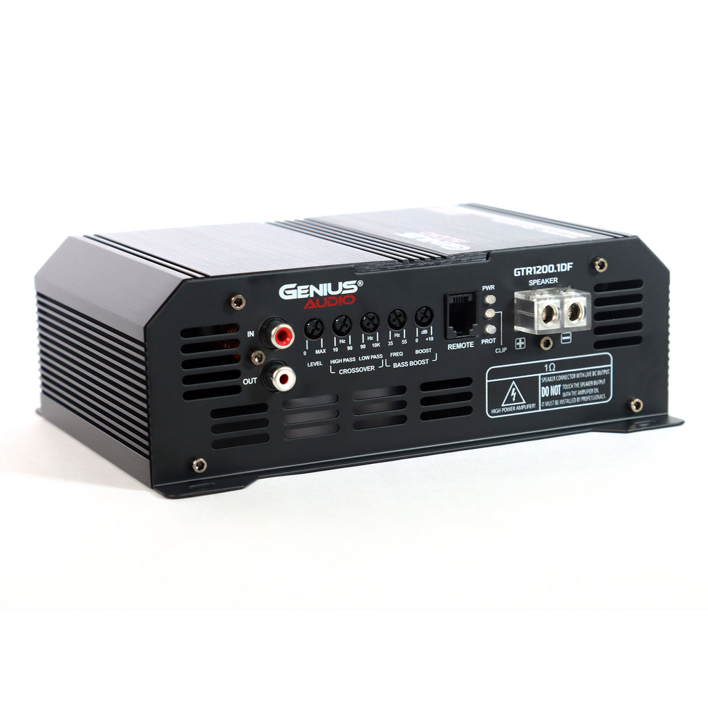 AMPLIFIER FULL RANGE MONOBLOCK AMPLIFIER 1200 WRMS – GENIUS AUDIO USA