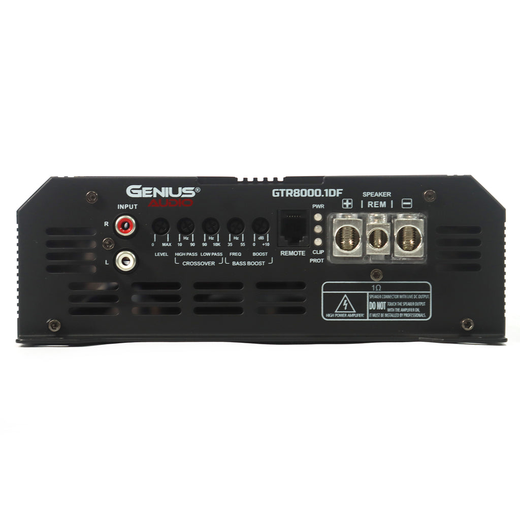 AMPLIFIER FULL RANGE MONOBLOCK AMPLIFIER 8000 WRMS – GENIUS AUDIO USA