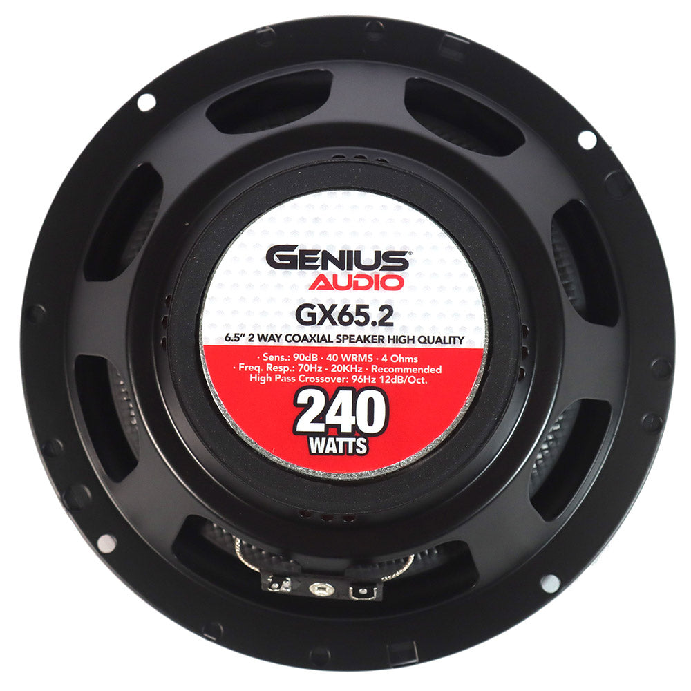 GX65.2 6.5” 2 WAY COAXIAL SPEAKER HIGH QUALITY – GENIUS AUDIO USA