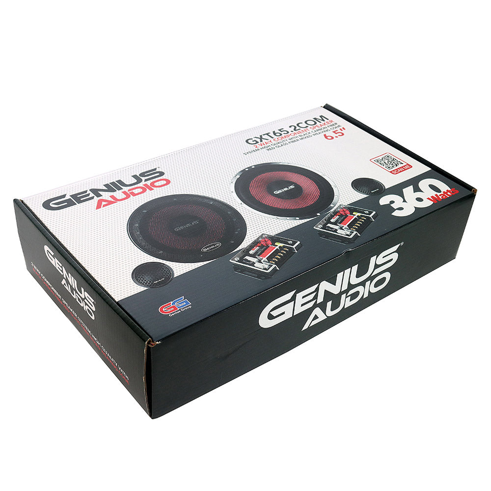 6.5” 2 WAY COMPONENT SPEAKER SYSTEM HIGH QUALITY WITH CARBON FIBER