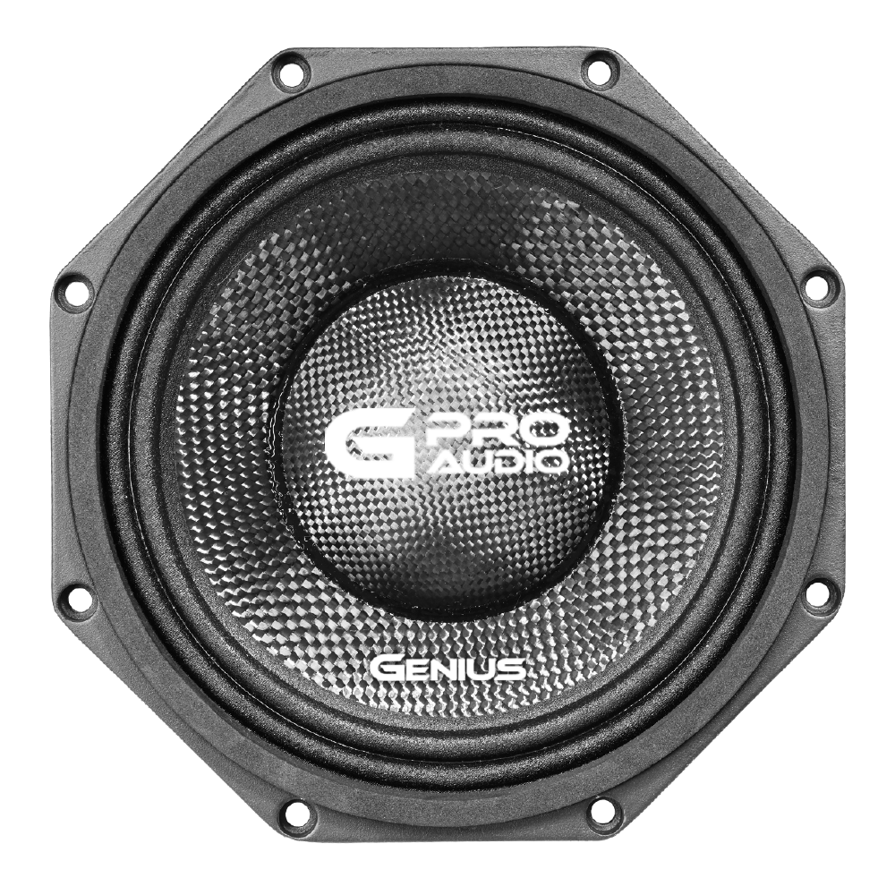 8” OCTAGONAL MIDBASS LOUDSPEAKER WITH CARBON FIBER CONE WATER
