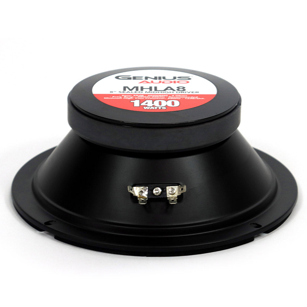 8” PROFESSIONAL SEALED MIDHIGH DRIVER – GENIUS AUDIO USA
