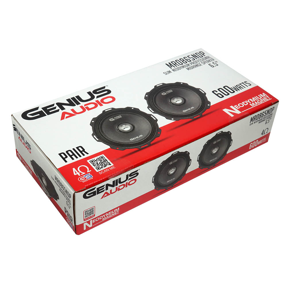 6.5'' PAIR MIDRANGE SLIM NEODYMIUM – GENIUS AUDIO USA