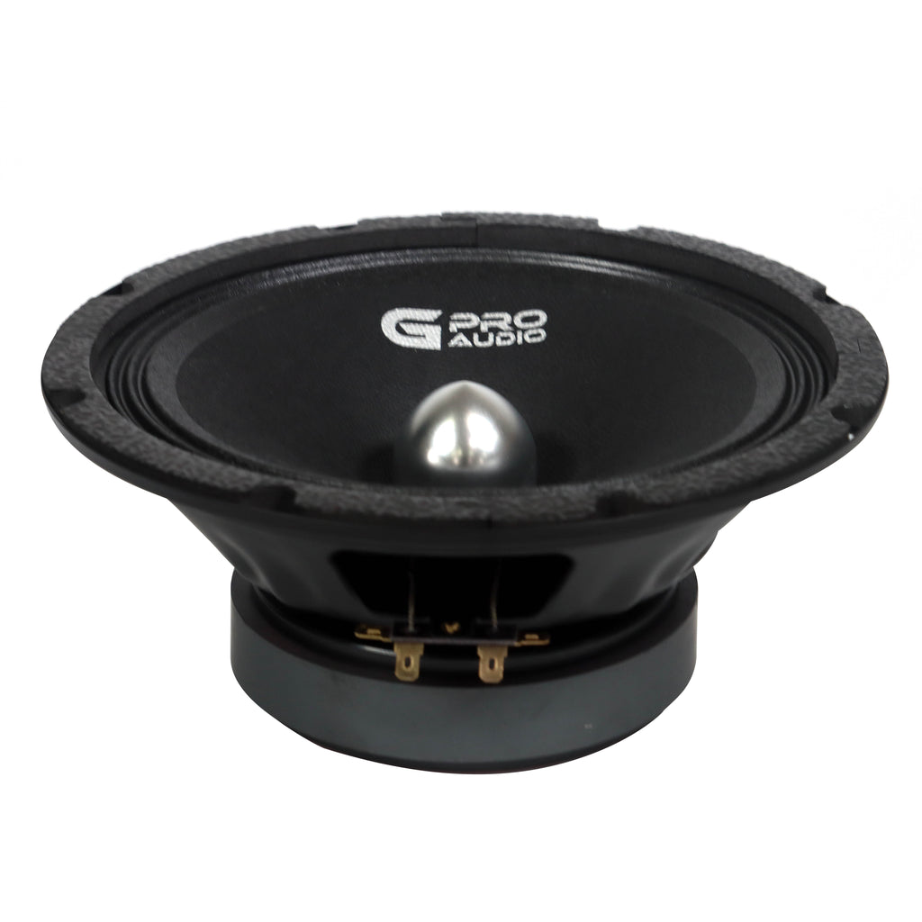8'' PAIR MIDRANGE PRO AUDIO SPEAKER W/ BULLET 600 WMAX – GENIUS