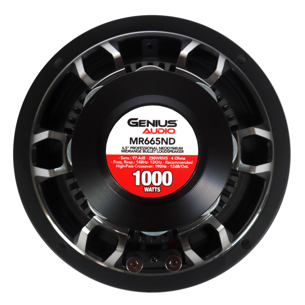 6.5'' MIDRANGE NEODYMIUM PRO AUDIO SPEAKER WHIT BULLET – GENIUS