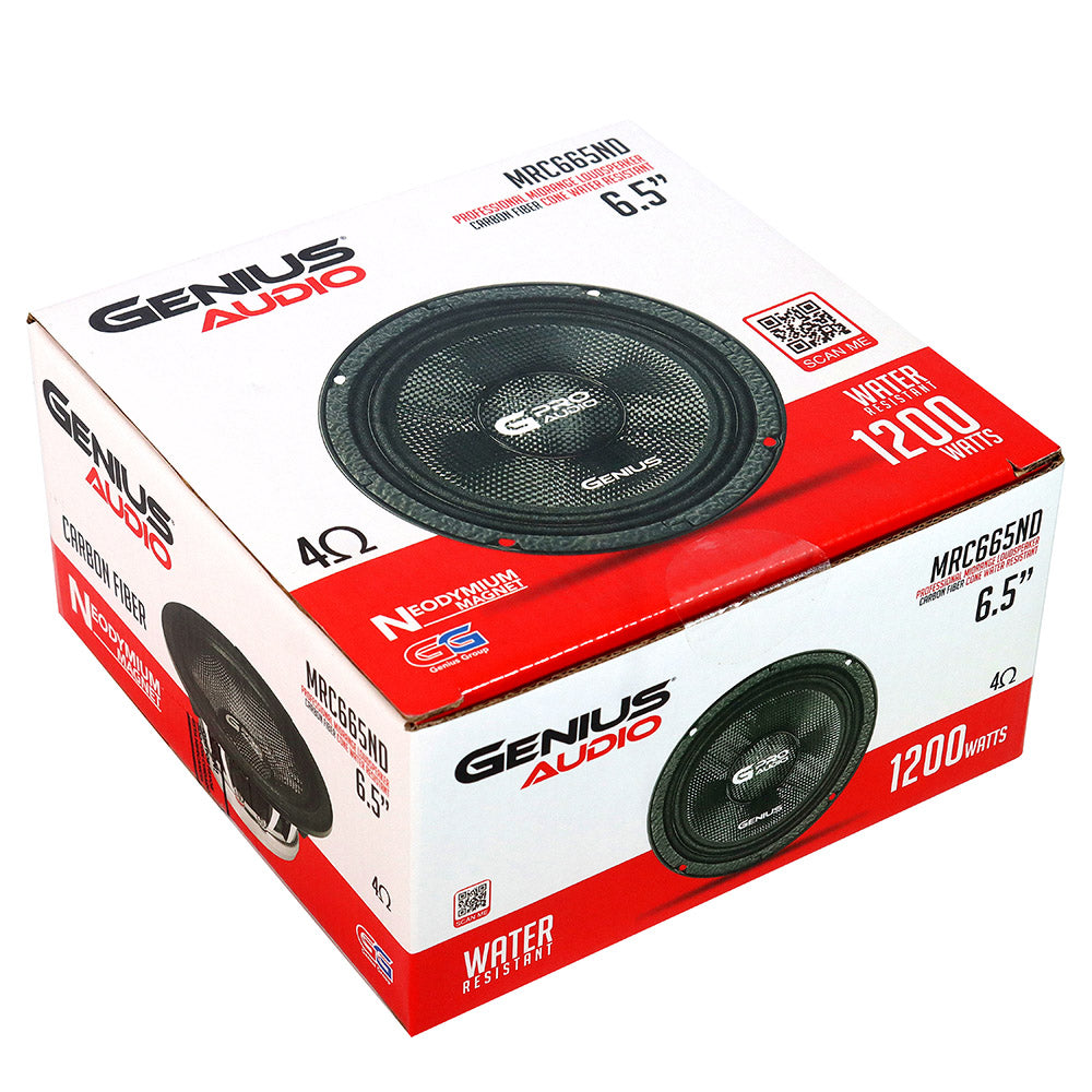 6.5” PROFESSIONAL MIDRANGE LOUDSPEAKER CARBON FIBER CONE 600 W MAX