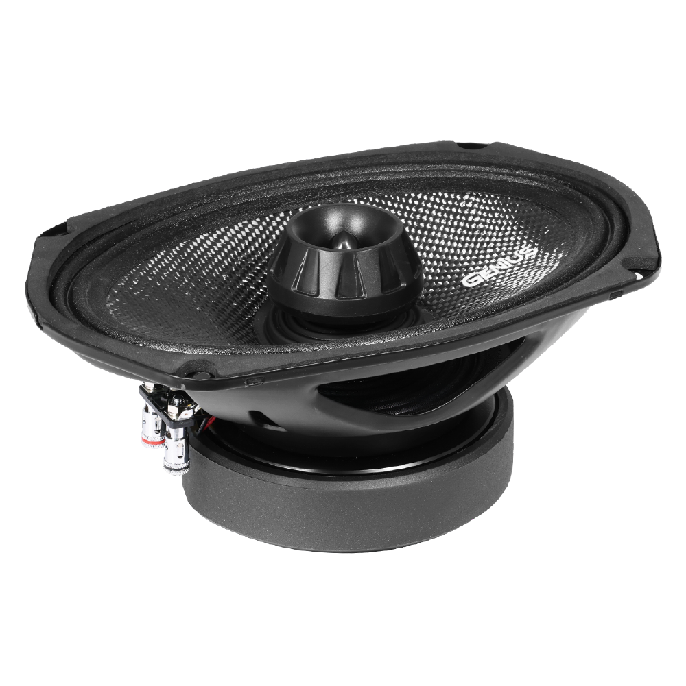 6x9” PAIR 2 WAY COAXIAL MIDRANGE LOUDSPEAKER WITH CARBON FIBER CONE 800 W MAX