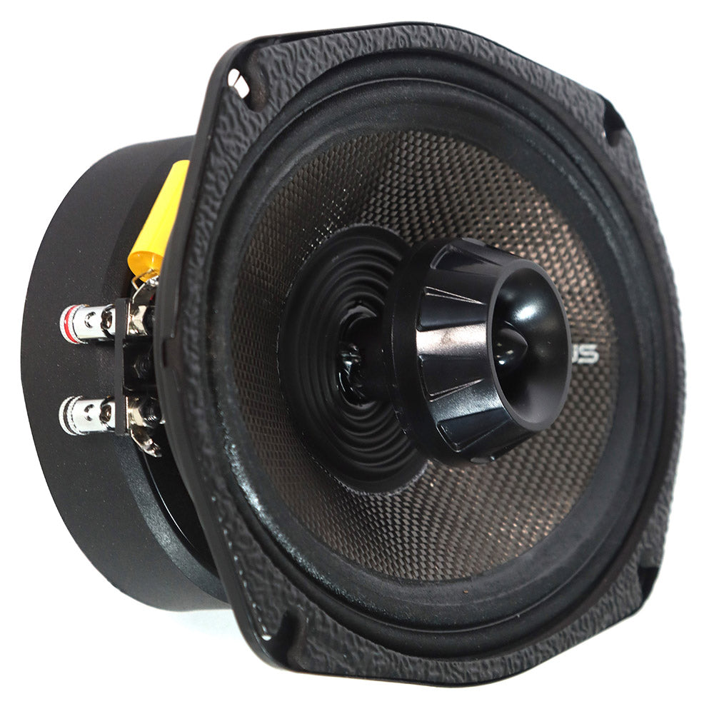 6x9” PAIR 2 WAY COAXIAL MIDRANGE LOUDSPEAKER WITH CARBON FIBER CONE 800 W MAX