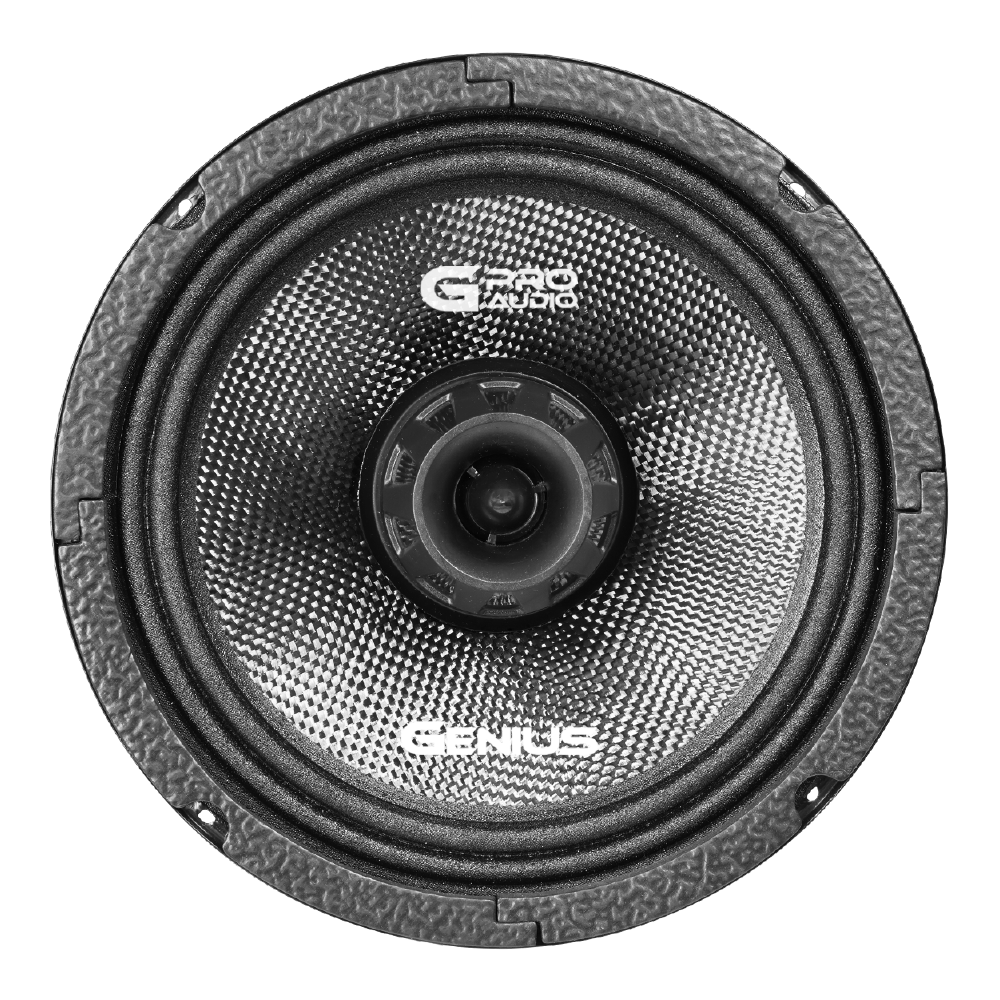 8" PAIR 2-WAY COAXIAL MIDRANGE LOUDSPEAKER WITH CARBON FIBER