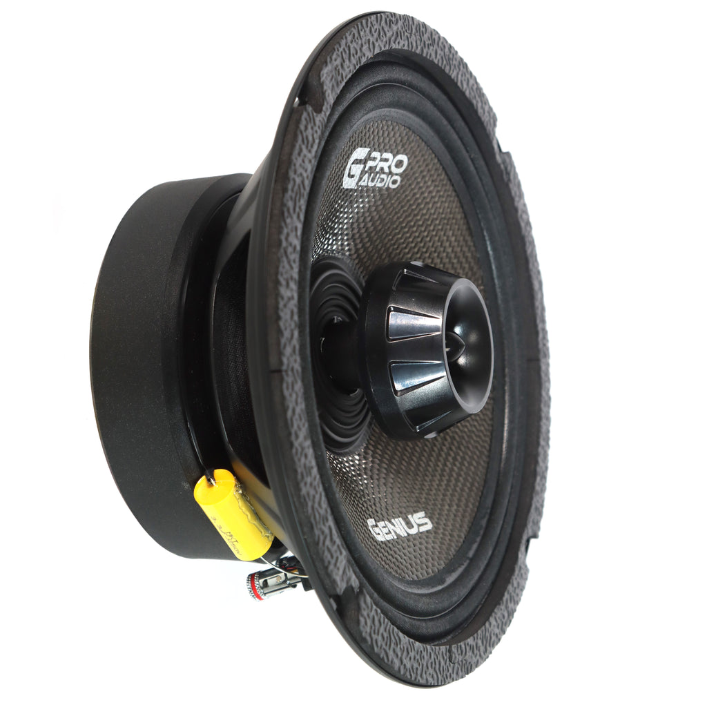 8" PAIR 2-WAY COAXIAL MIDRANGE LOUDSPEAKER WITH CARBON FIBER