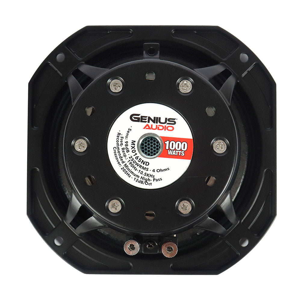 6.5'' MIDRANGE NEODYMIUM PRO AUDIO SPEAKER 500WMAX – GENIUS AUDIO USA