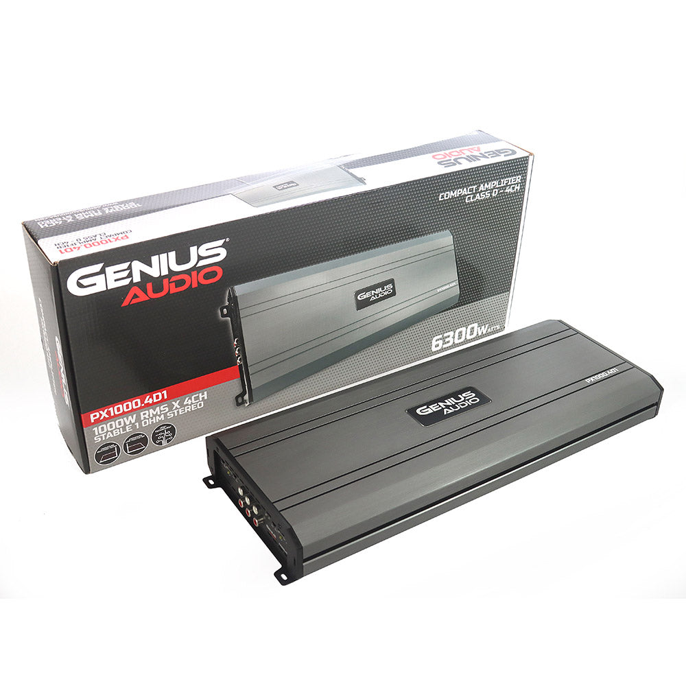 PX1000.4D1 AMPLIFIER COMPACT 4CH CLASS D STABLE 1 OHM STEREO