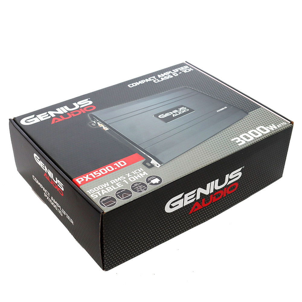 PX1500.1D AMPLIFIER COMPACT 1CH CLASS D – GENIUS AUDIO USA