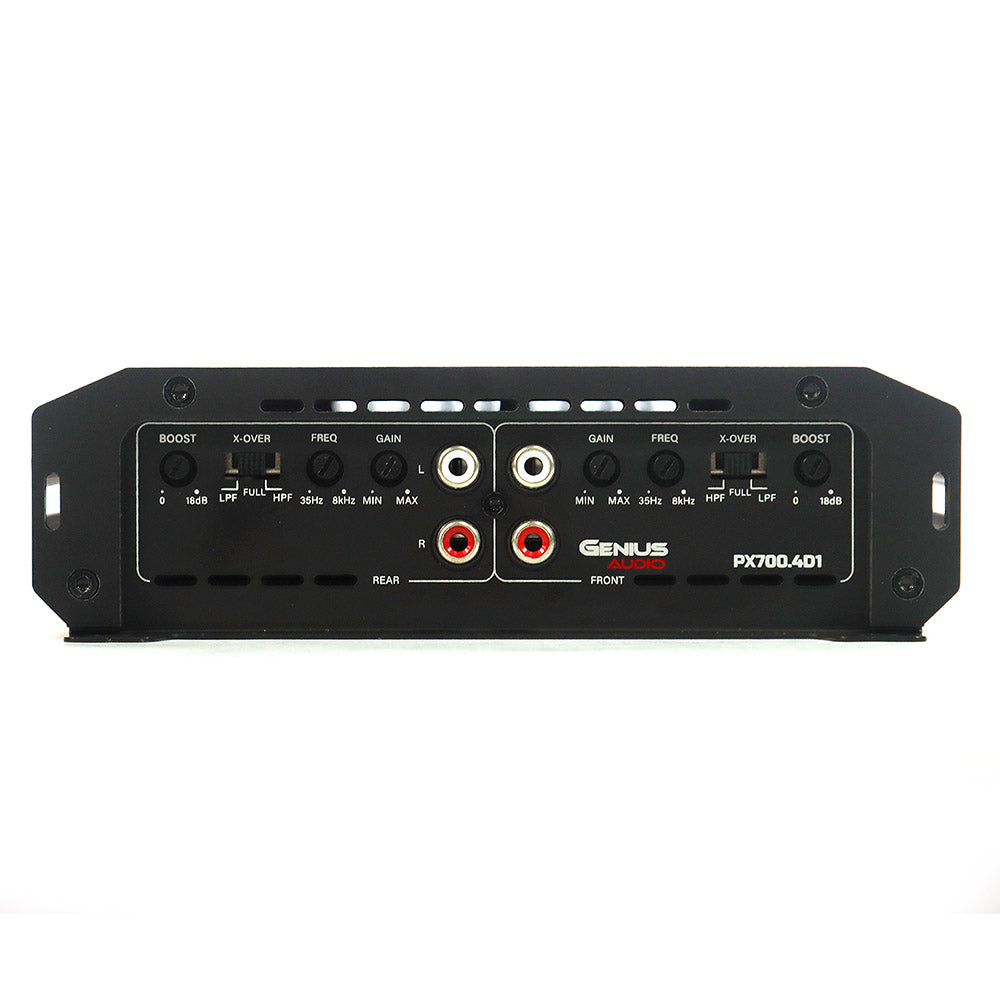 PX700.4D1 AMPLIFIER COMPACT 4CH CLASS D – GENIUS AUDIO USA