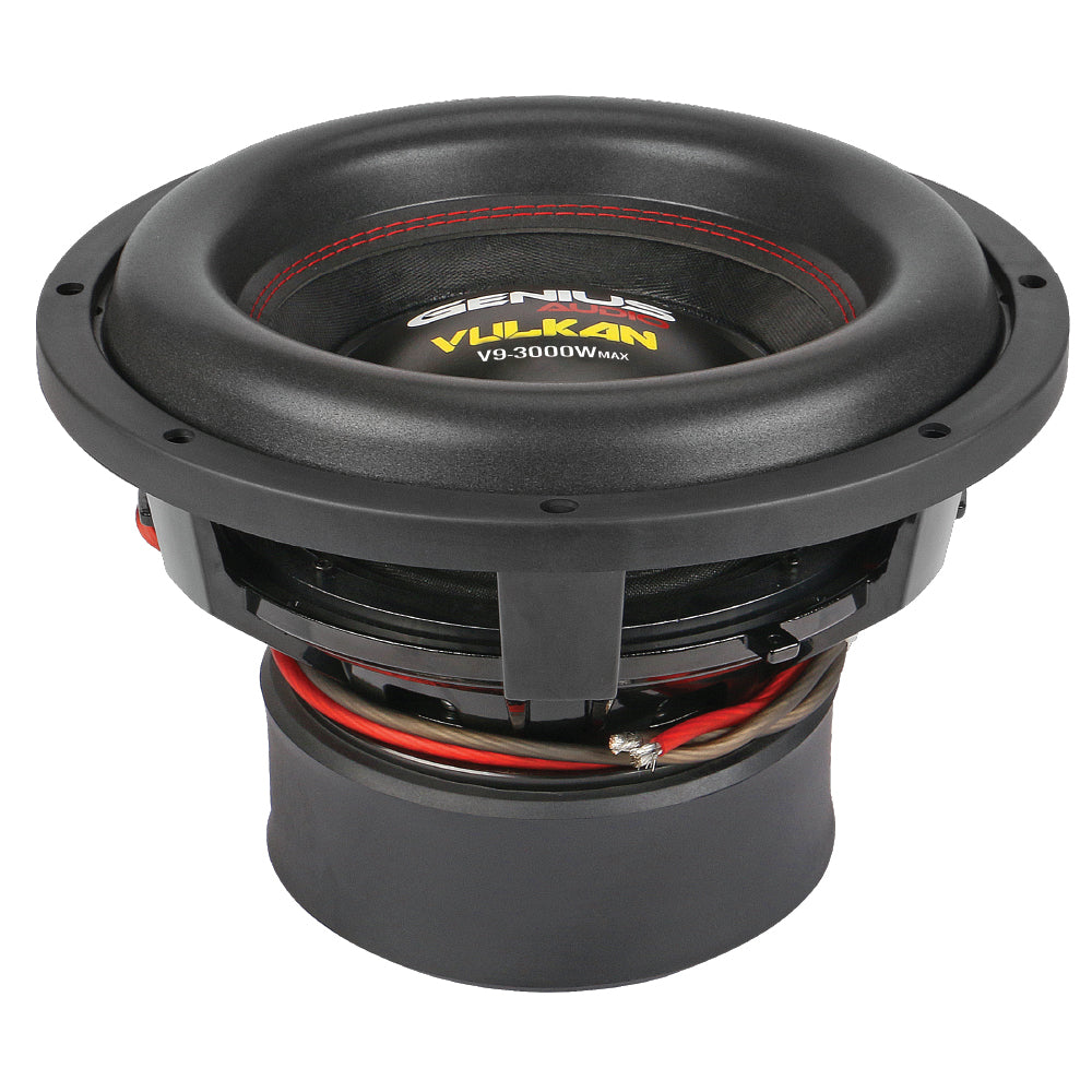 12" VULKAN SERIES SUBWOOFER 3000WMAX / 1500 WRMS DUAL COIL 2 OHM VOICE COIL ROUND COPPER WIRE