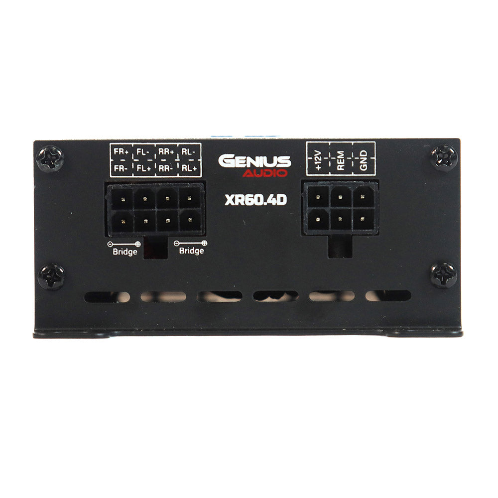 XR60.4D AMPLIFIER UTRA COMPACT 4CH CLASS D – GENIUS AUDIO USA