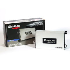 XR60.4D AMPLIFIER UTRA COMPACT 4CH CLASS D – GENIUS AUDIO USA