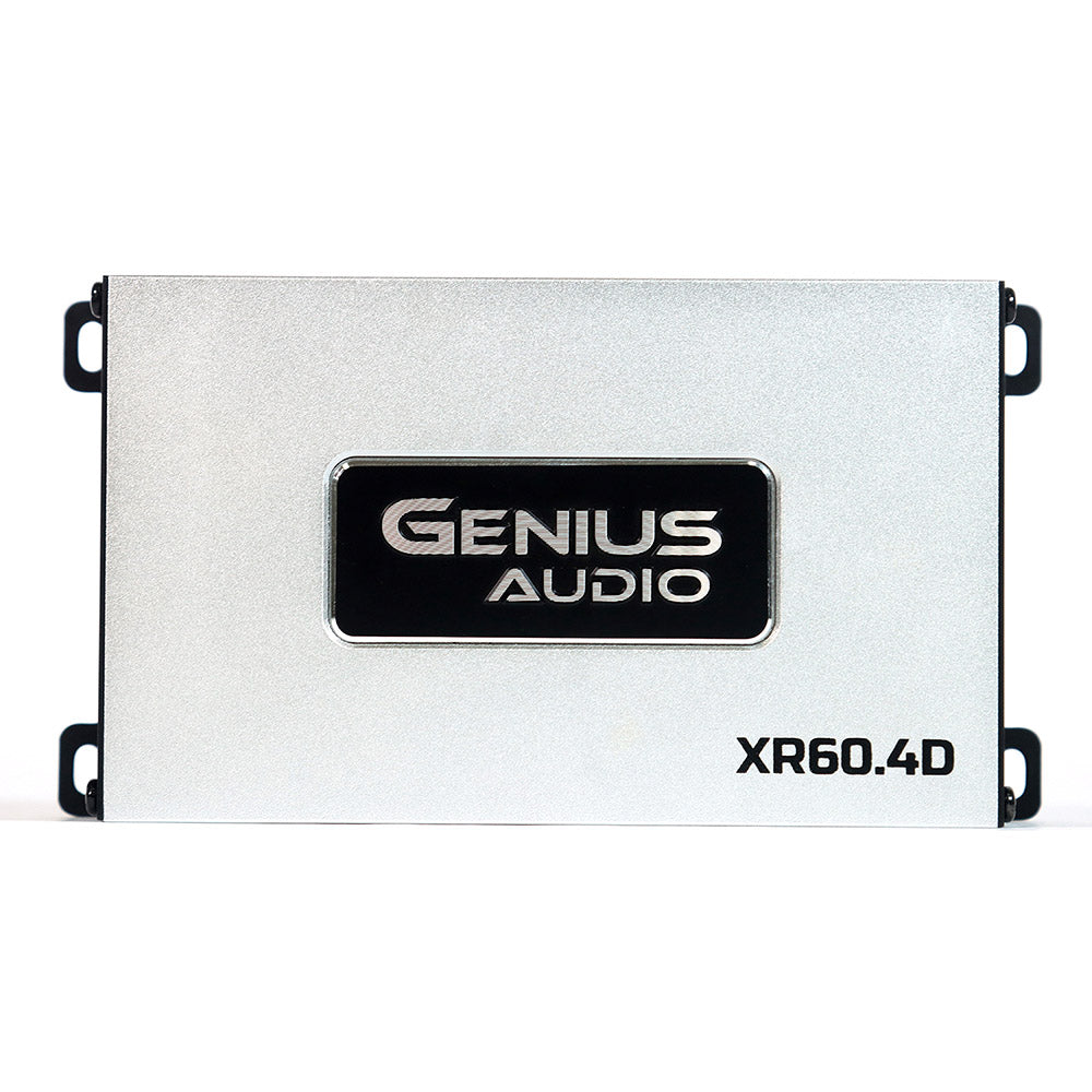 XR60.4D AMPLIFIER UTRA COMPACT 4CH CLASS D – GENIUS AUDIO USA