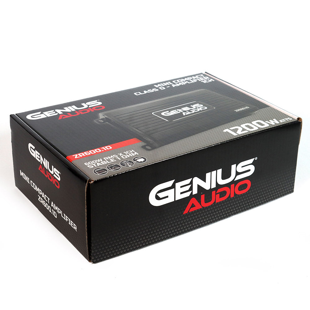 ZR600.1D MINI COMPACT CLASS D - AMPLIFIER 1CH - STABLE 1 OHM