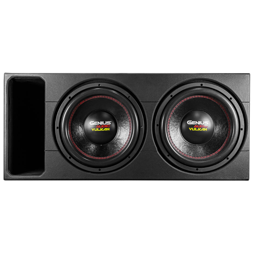 LOADED DOUBLE MIDRANGE ENCLOSURE PORTED SPL 12" 700WRMS
