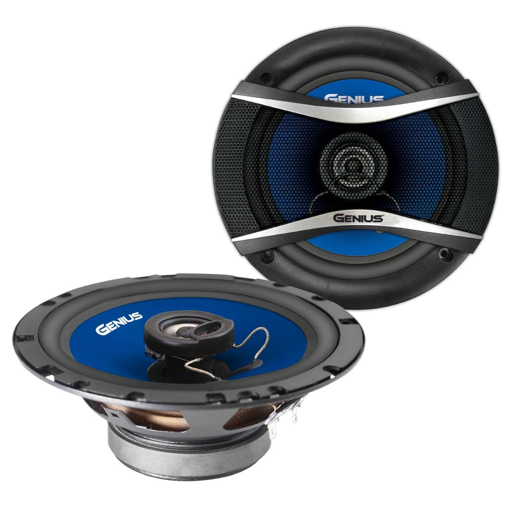 6.5'' COAXIAL 2-WAY FULL RANGE SPEAKER BLUE 250WMAX