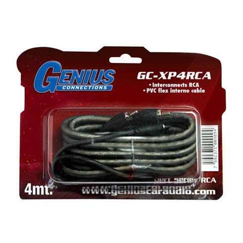 RCA AUDIO SIGNAL INTERCONNECT CABLE 4MTs XPERT SERIES PVC FLEX