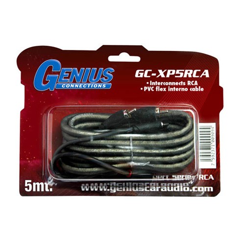 RCA AUDIO SIGNAL INTERCONNECT CABLE 5MTs XPERT SERIES PVC FLEX