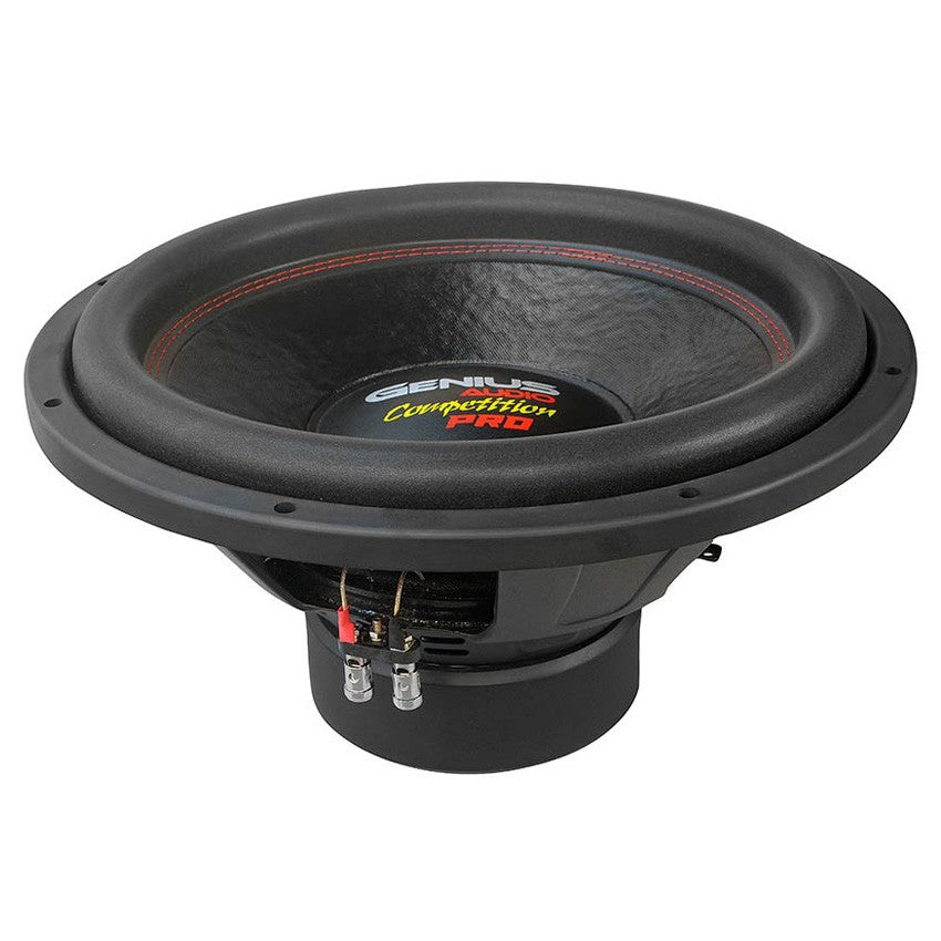 15" COMPETITION SERIES SUBWOOFER 1000 WMAX /500 WRMS DUAL COIL 4 OHM VOICE COIL ROUND COPPER WIRE