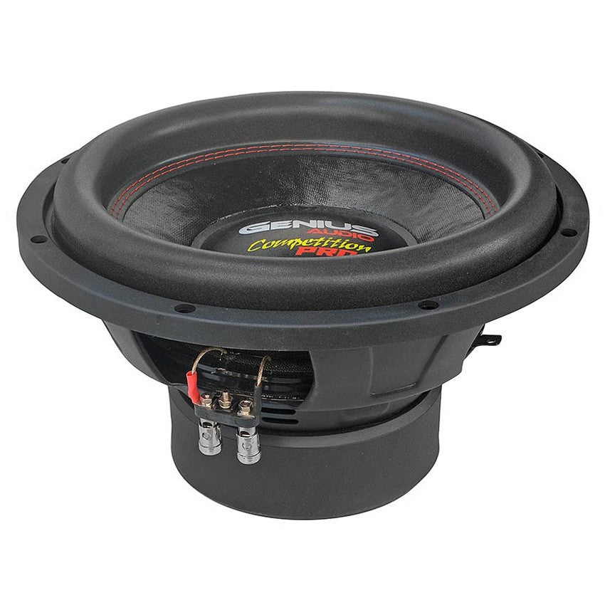 12" COMPETITION SERIES SUBWOOFER 1000 WMAX /500 WRMS DUAL COIL 4 OHM VOICE COIL ROUND COPPER WIRE