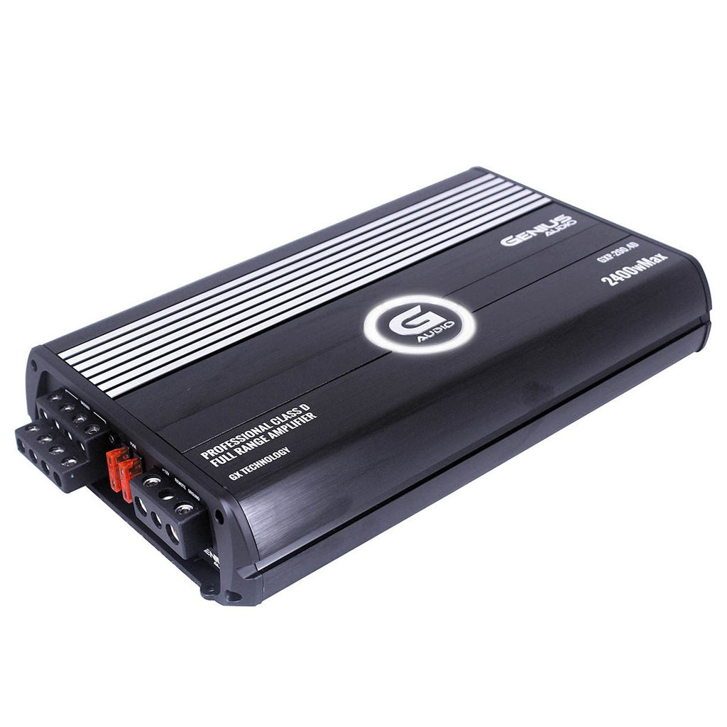 GXP SERIES 4-CHANNEL COMPACT DIGITAL AMPLIFIER 2400WMAX/20WRMS X 4CH STABLE 2 OHM STEREO