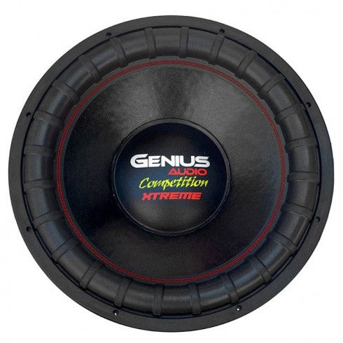 18" COMPETITION SERIES SUBWOOFER  6000WMAX /3000 WRMS DUAL COIL 1 OHM VOICE COIL FLAT ALUMINUM WIRE