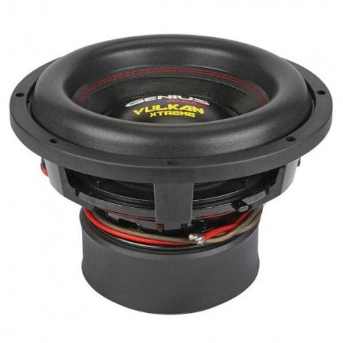 12" VULKAN SERIES SUBWOOFER 3000WMAX / 1500 WRMS DUAL COIL 4 OHM VOICE COIL ROUND COPPER WIRE