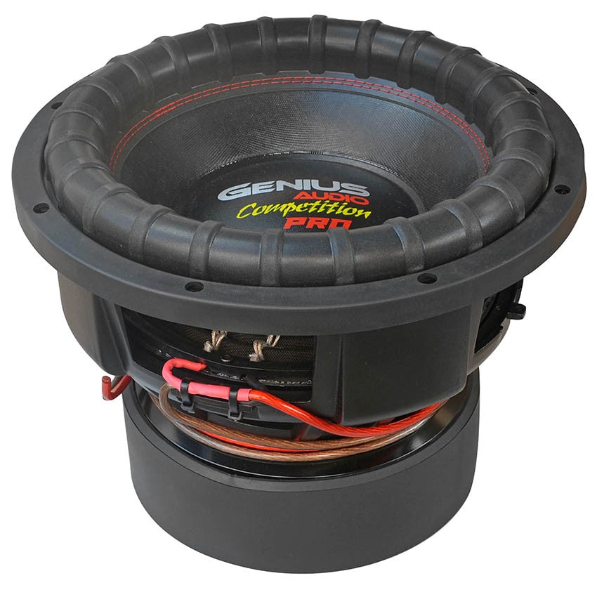 12" COMPETITION SERIES SUBWOOFER 4000 WMAX /2000 WRMS DUAL COIL 2 OHM VOICE COIL ROUND COPPER WIRE