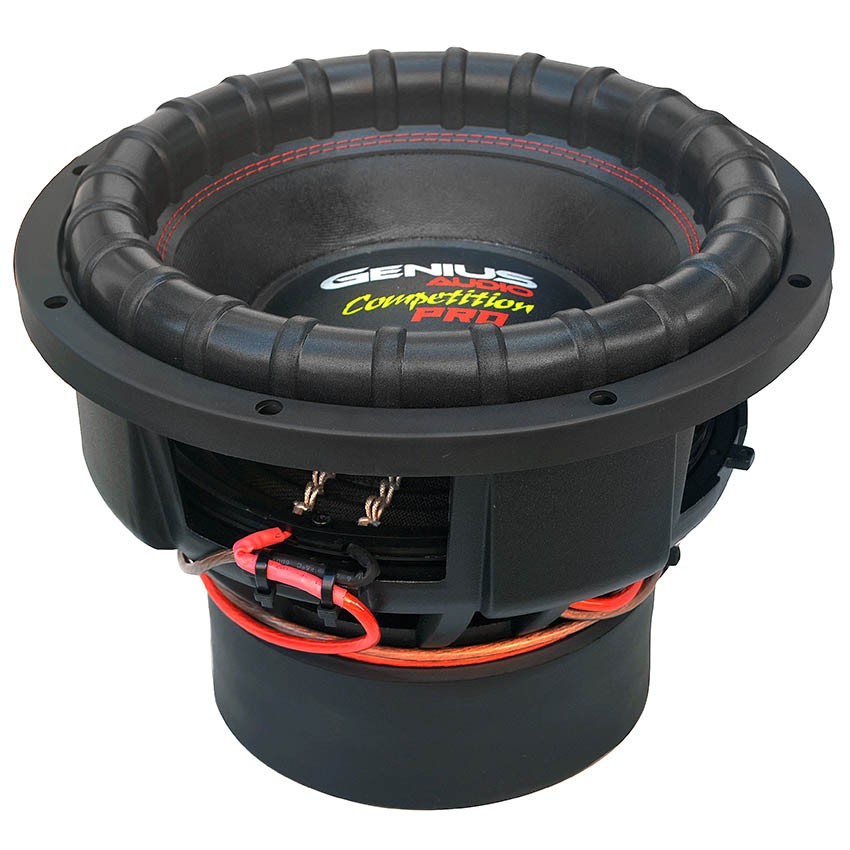 12" COMPETITION SERIES SUBWOOFER 3000 WMAX /1500 WRMS DUAL COIL 4 OHM VOICE COIL ROUND COPPER WIRE
